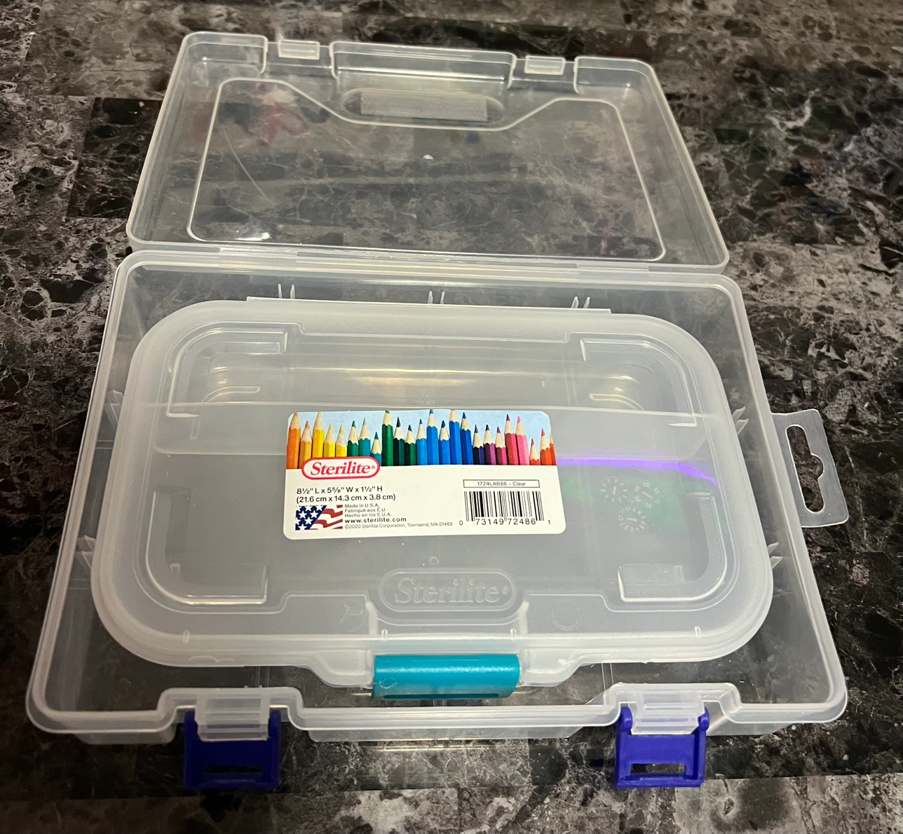 Sterilite Clear Pencil Box - photo 2