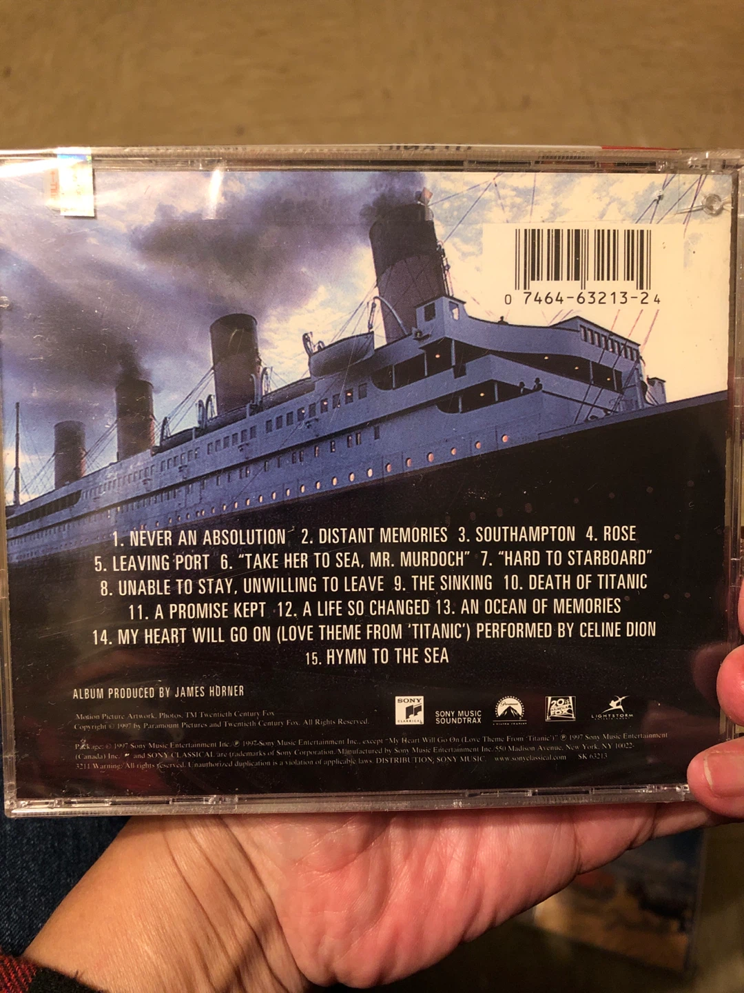 Titanic Music From The Motion Picture CD - photo 2