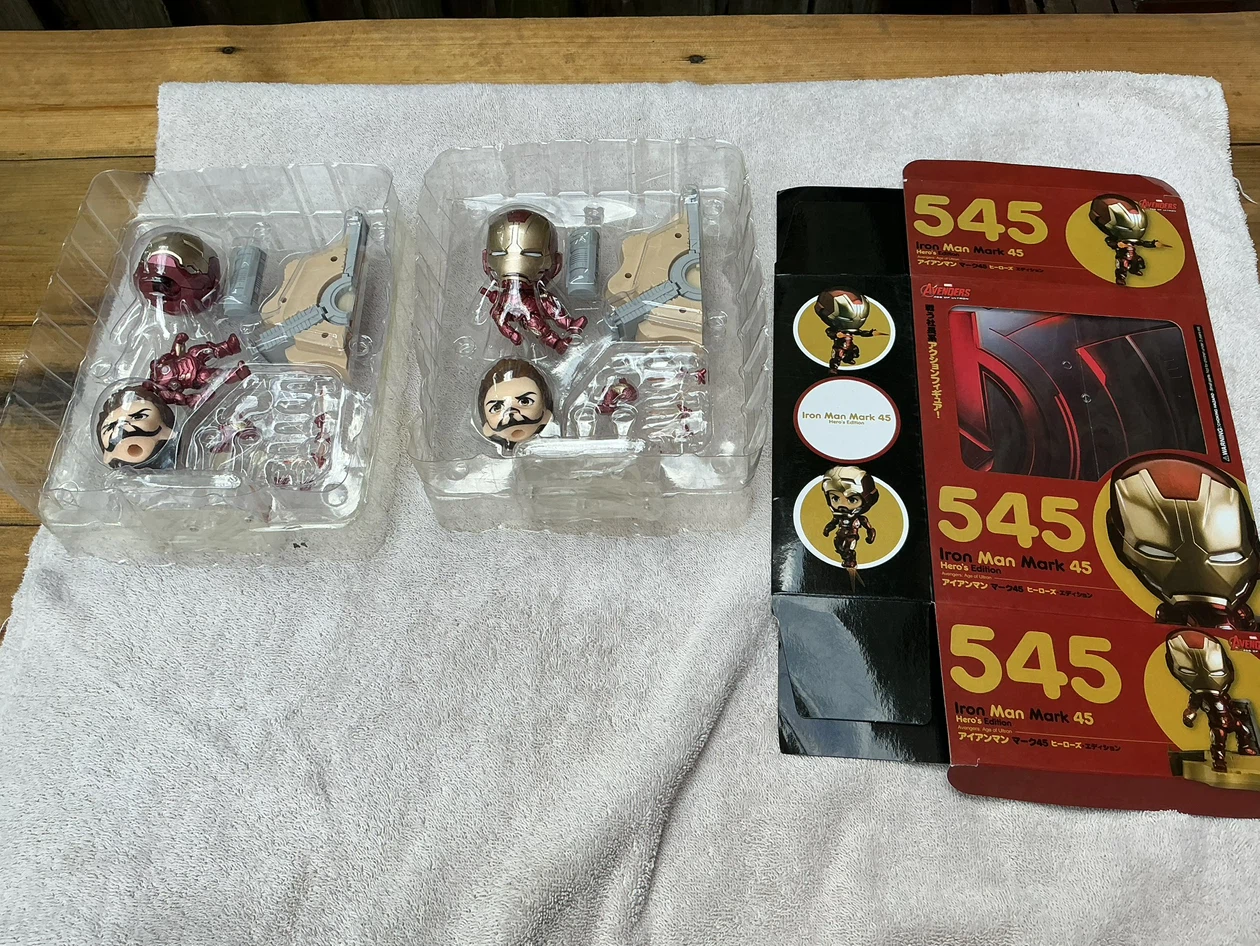 2 Iron Man 545 Mark 45 Hero's Edition Action Figures
