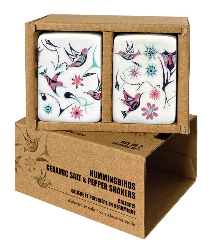 Native Northwest Hummingbirds Salt & Pepper Shakers