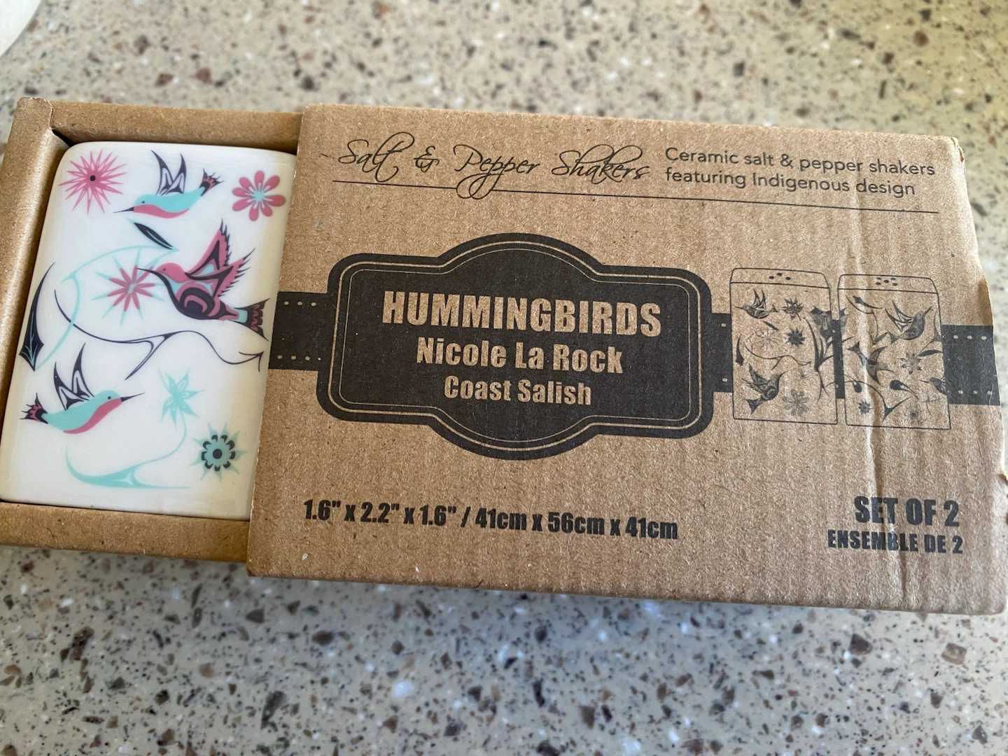 Native Northwest Hummingbirds Salt & Pepper Shakers - photo 4
