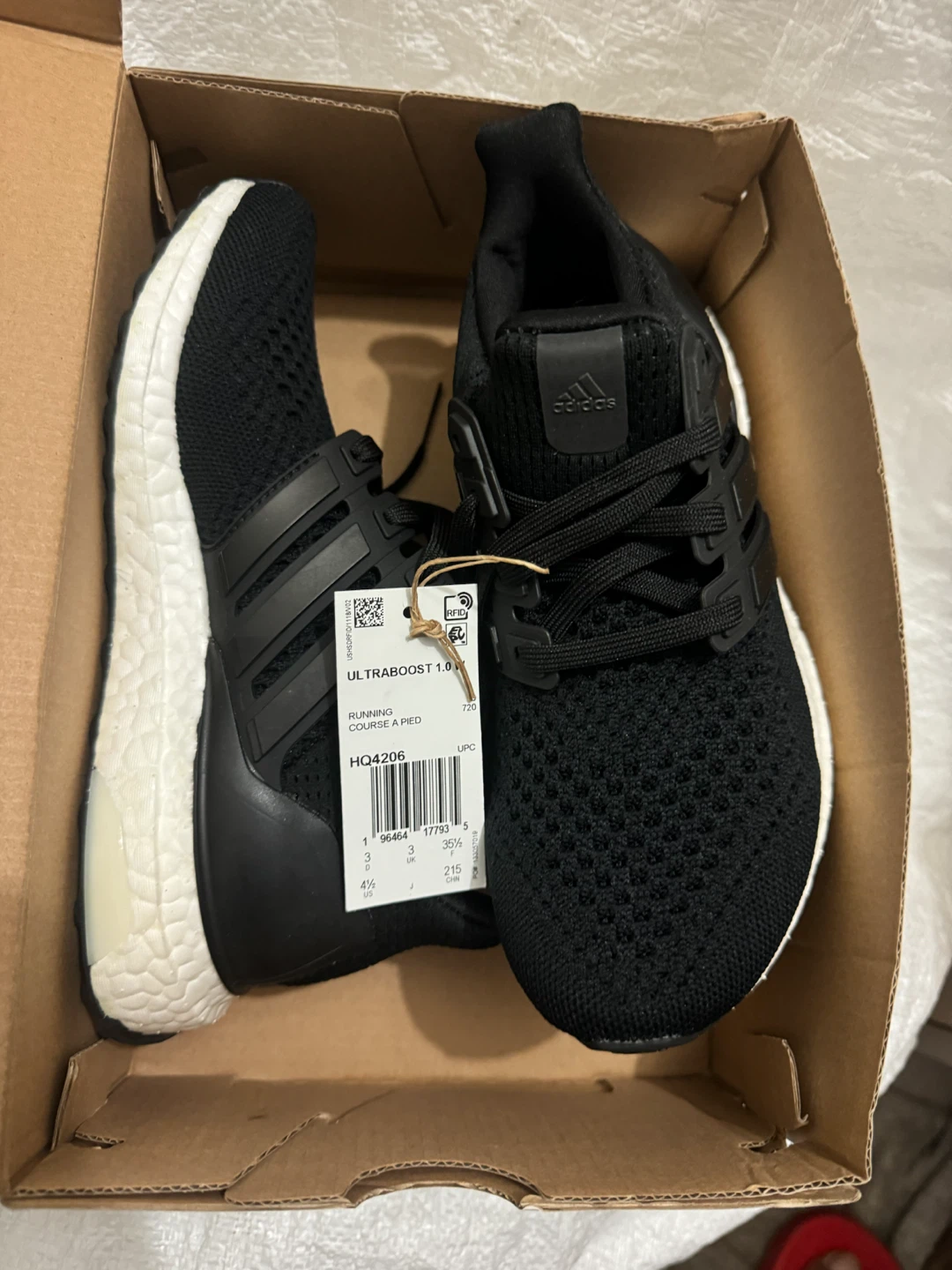 Adidas Ultraboost 1.0 Running Shoes - Size 4.5 - photo 2