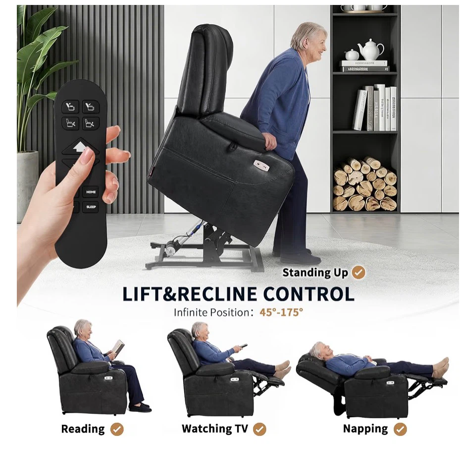 Power Recliner with Massage & Heat - photo 4