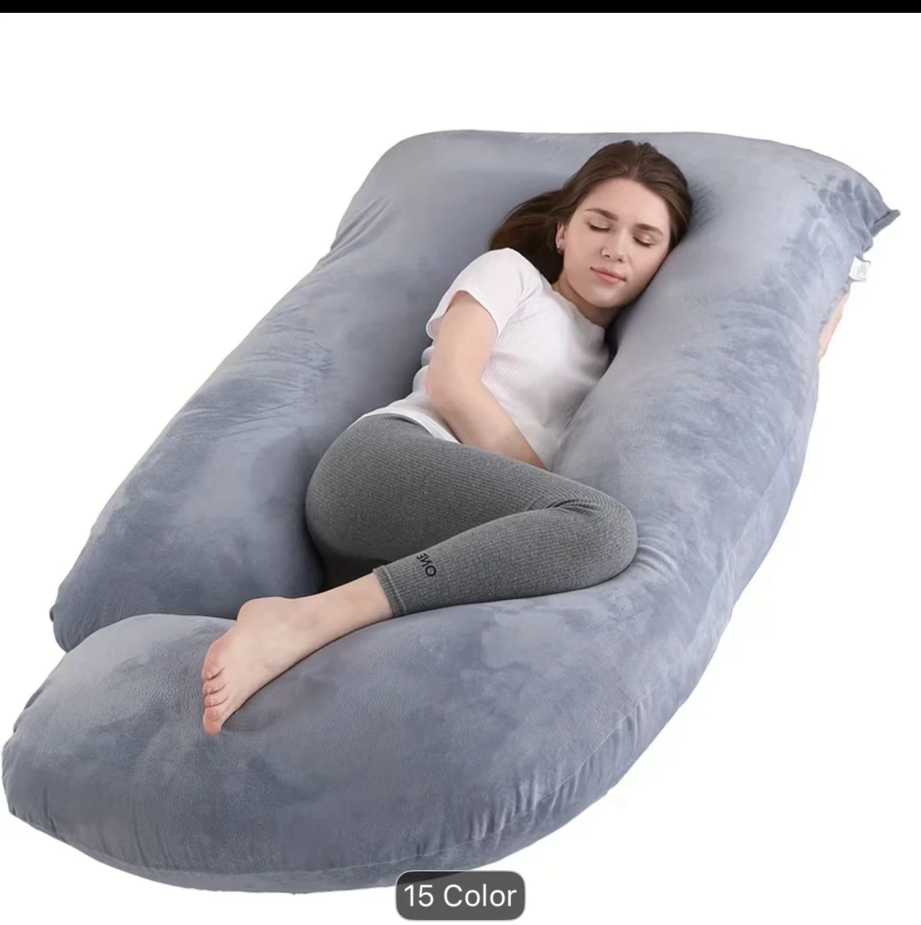 Full Body U-Shaped Pillow Pregnancy - photo 2
