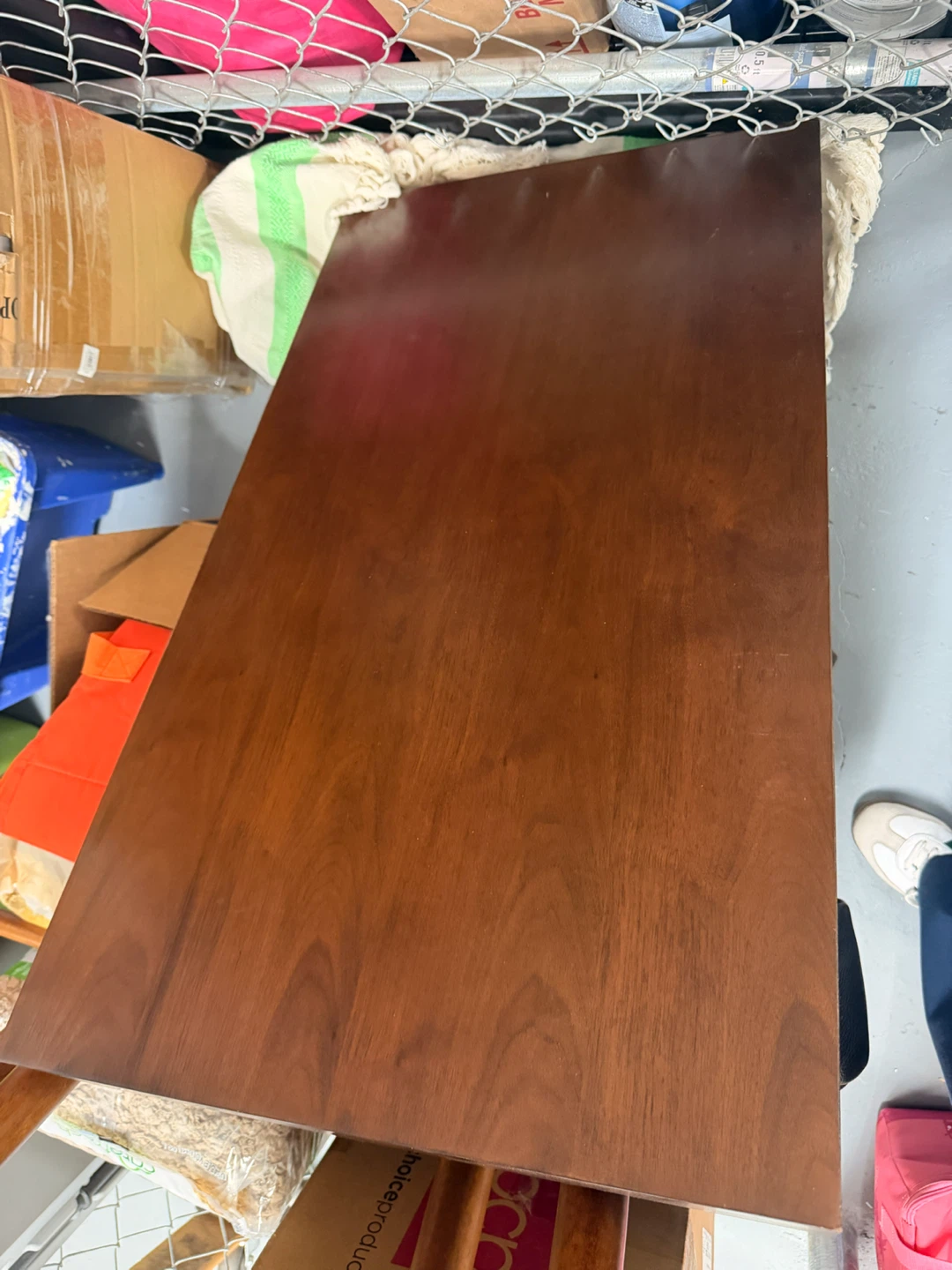 Walnut writing desk - photo 3