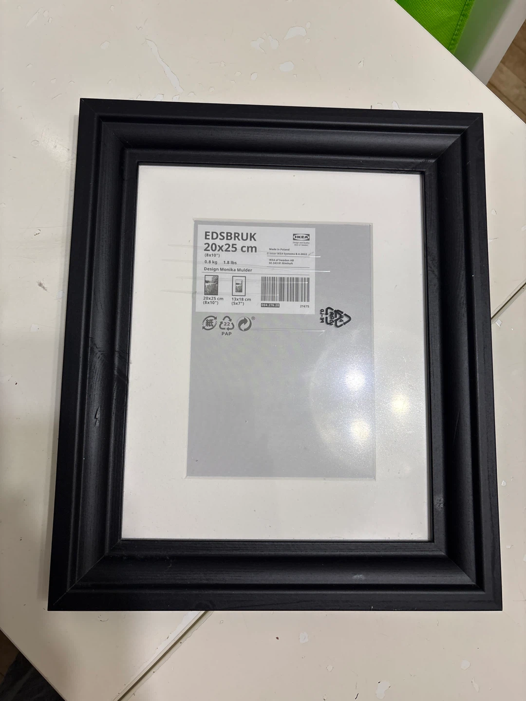 IKEA EDSBRUK Black Photo Frame 20x25 cm
