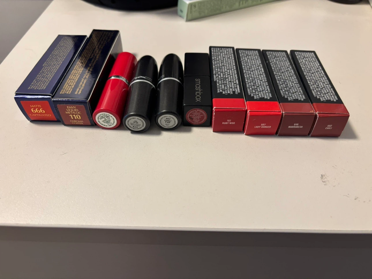Assorted MAC and Smashbox Lipsticks