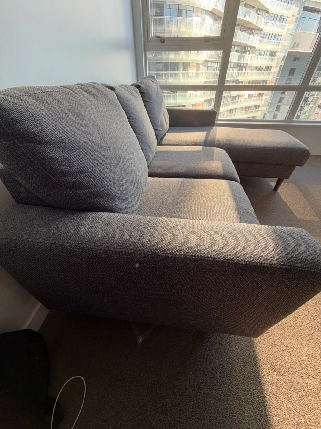 Cozey Altus 3-Seater Modular Sofa – Grey, Reversible Chaise - photo 2