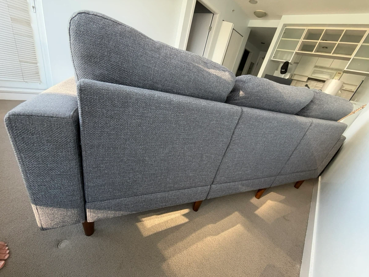 Cozey Altus 3-Seater Modular Sofa – Grey, Reversible Chaise - photo 4
