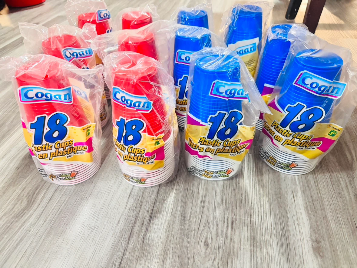 Cogan 16oz Plastic Cups - Various Colours