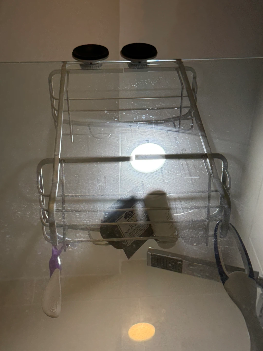 $150 RestorationHardware Two-Tier Shower Caddy