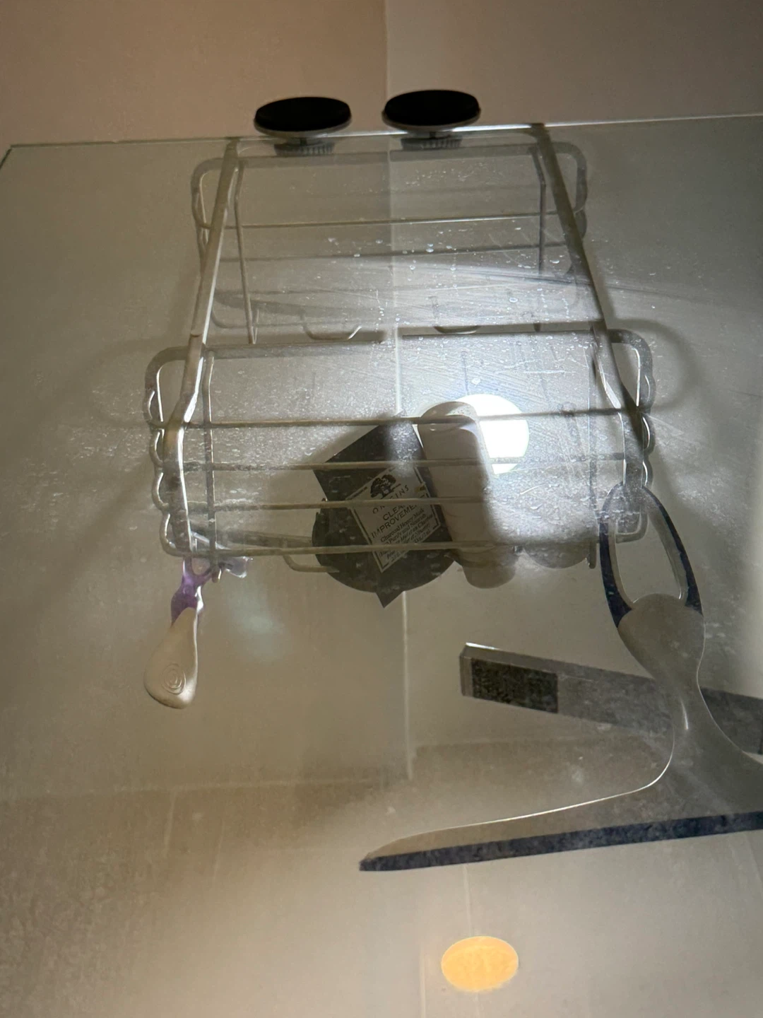 $150 RestorationHardware Two-Tier Shower Caddy - photo 2