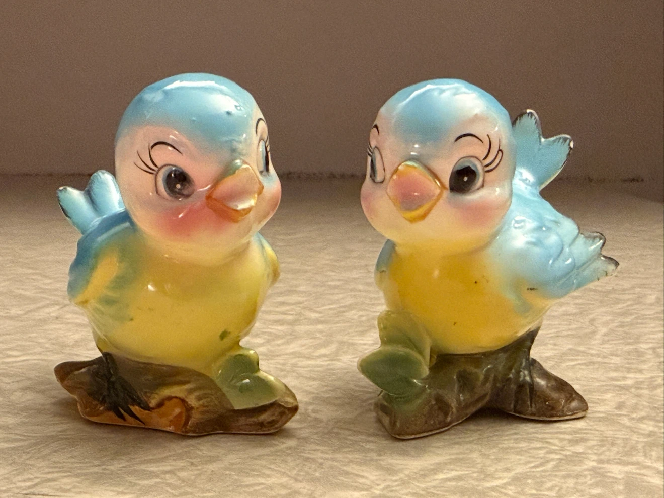 Vintage Norcrest Blue Bird Salt and Pepper Set
