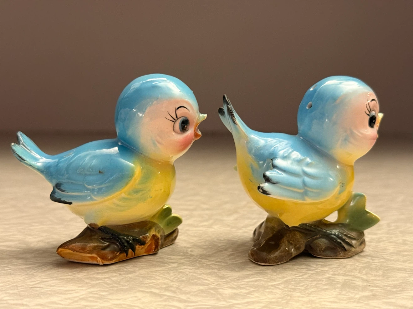 Vintage Norcrest Blue Bird Salt and Pepper Set - photo 4