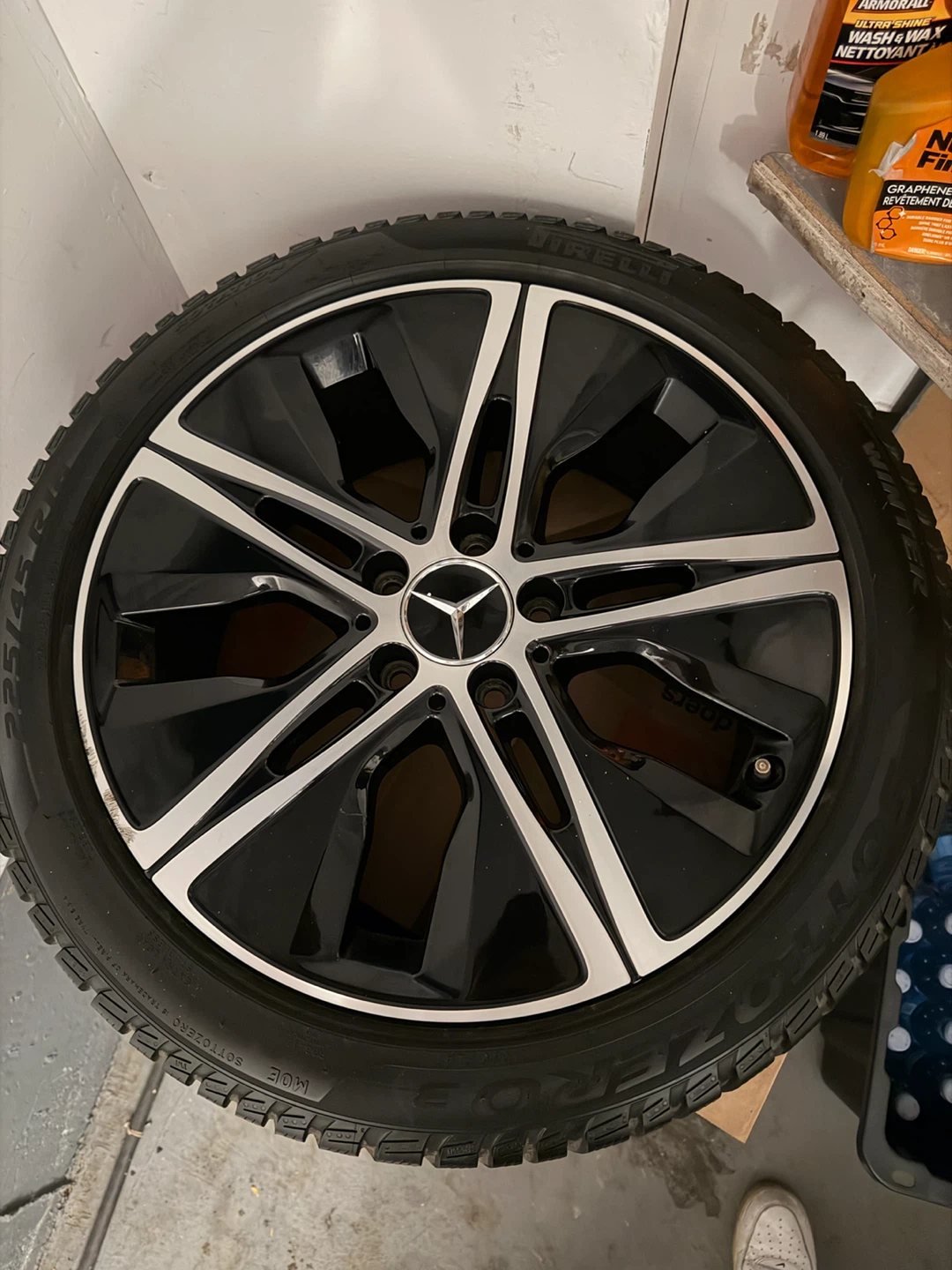 18" OEM Mercedes A Class/CLA 225-45-18 Pirelli Winter Tires