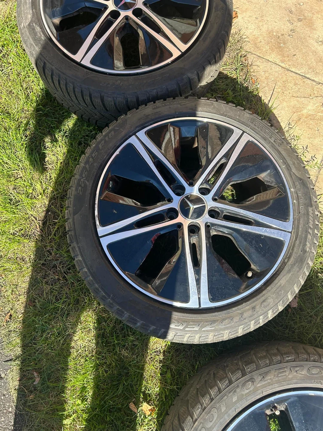 18" OEM Mercedes A Class/CLA 225-45-18 Pirelli Winter Tires - photo 5