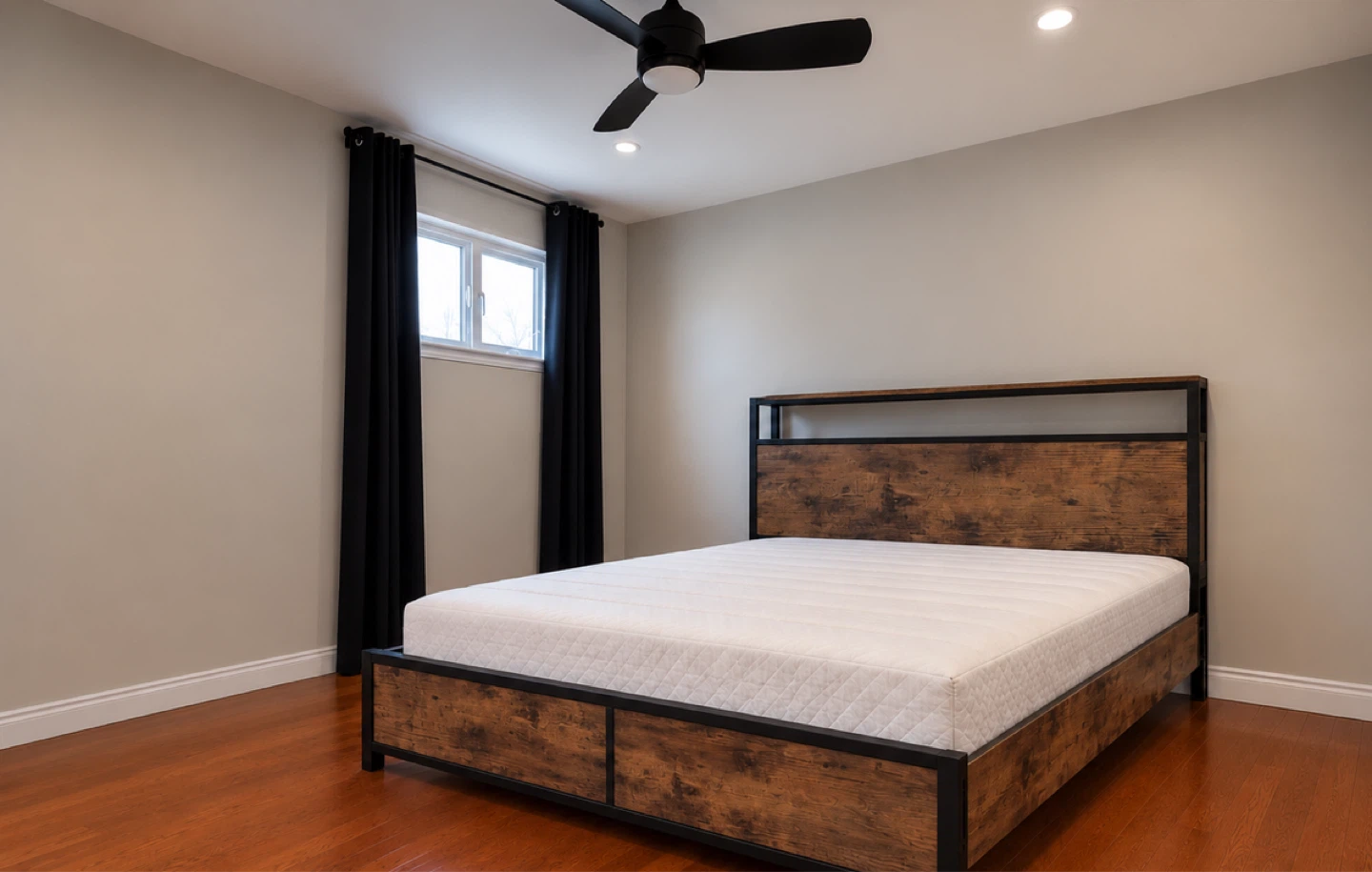 Bed frame with drawers