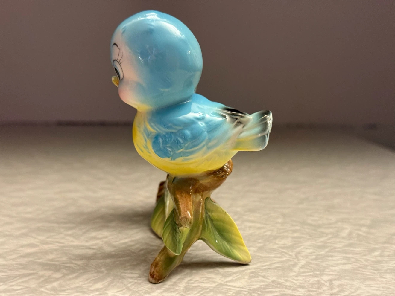 Vintage Norcrest Blue birds on a Log - photo 2