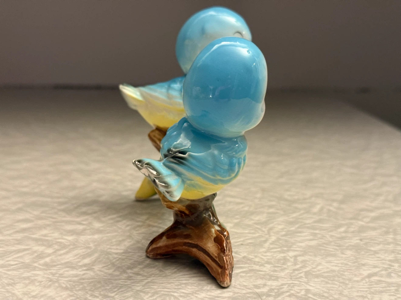 Vintage Norcrest Blue birds on a Log - photo 4
