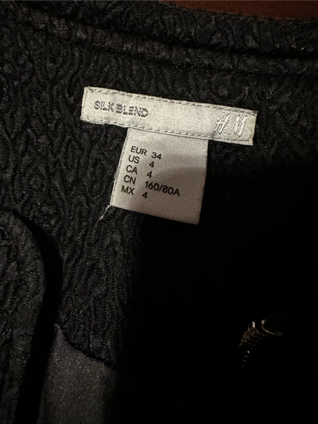 H&M Silk Blend Textured Bomber Jacket - photo 2