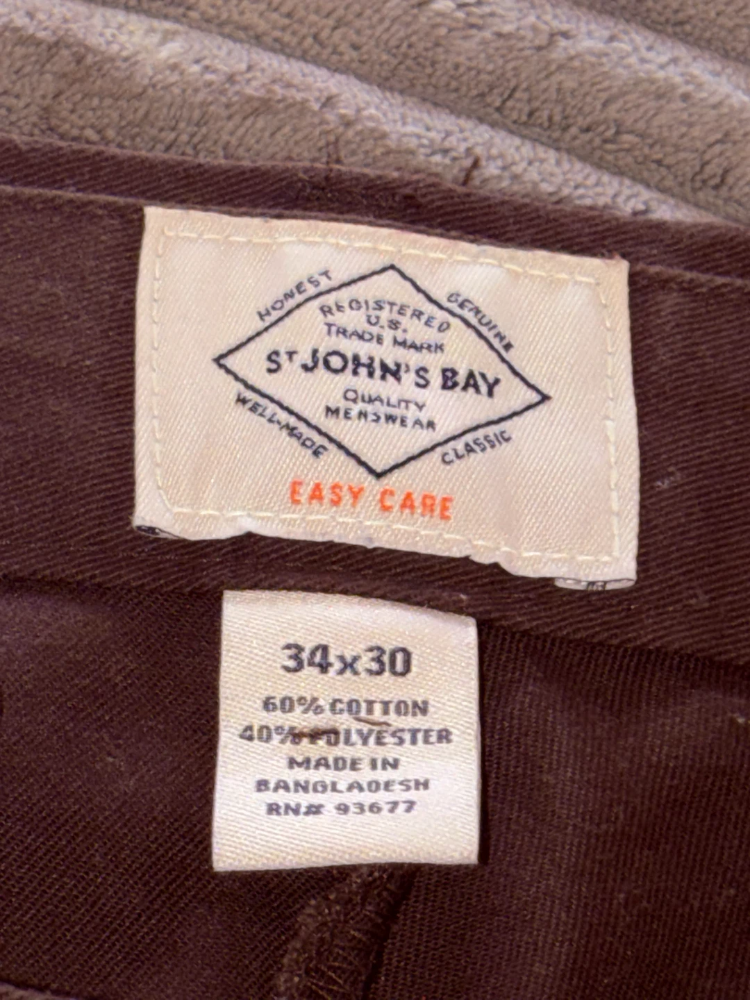 Set of 3 St. John's Bay & Dockers Pants Size 34 Assorted Colors - photo 2