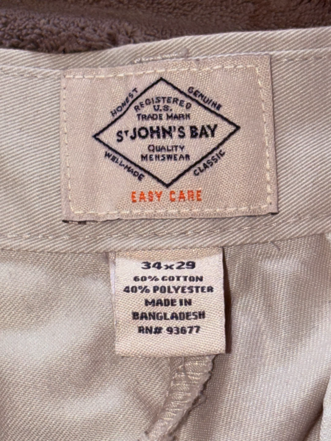 Set of 3 St. John's Bay & Dockers Pants Size 34 Assorted Colors - photo 4