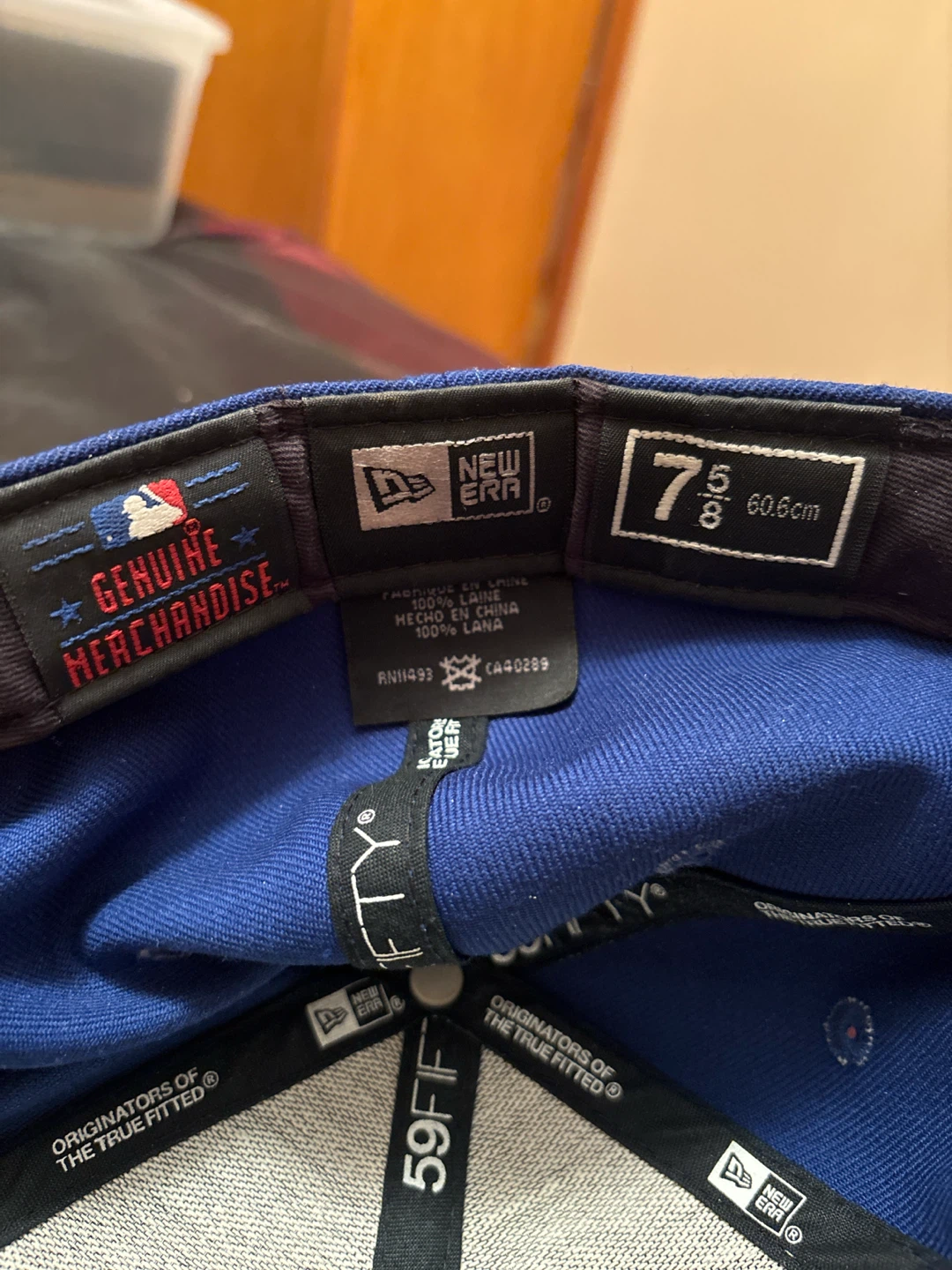 New Era Toronto Blue Jays 59FIFTY Cap Size 7 5/8 - photo 2