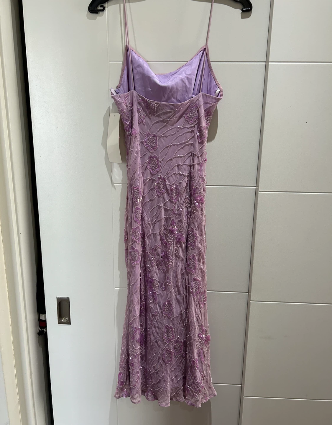 Carrie Lavender Beaded Evening Gown - photo 4