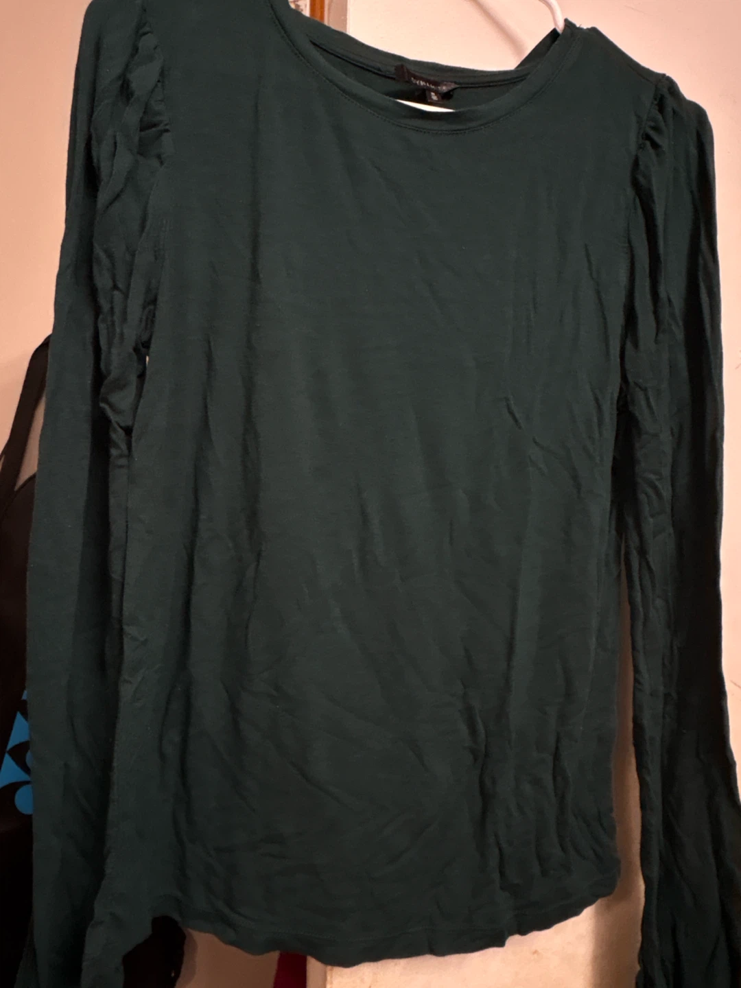 Dynamite Dark Green Long Sleeve Top
