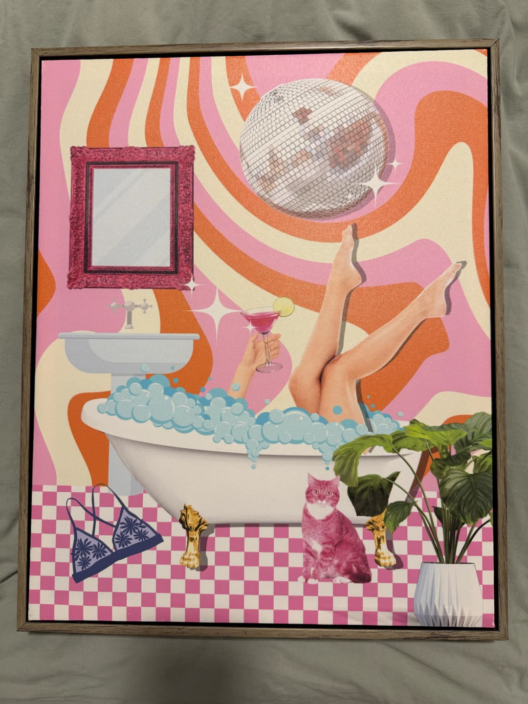 Retro Style Pop Art Canvas Print
