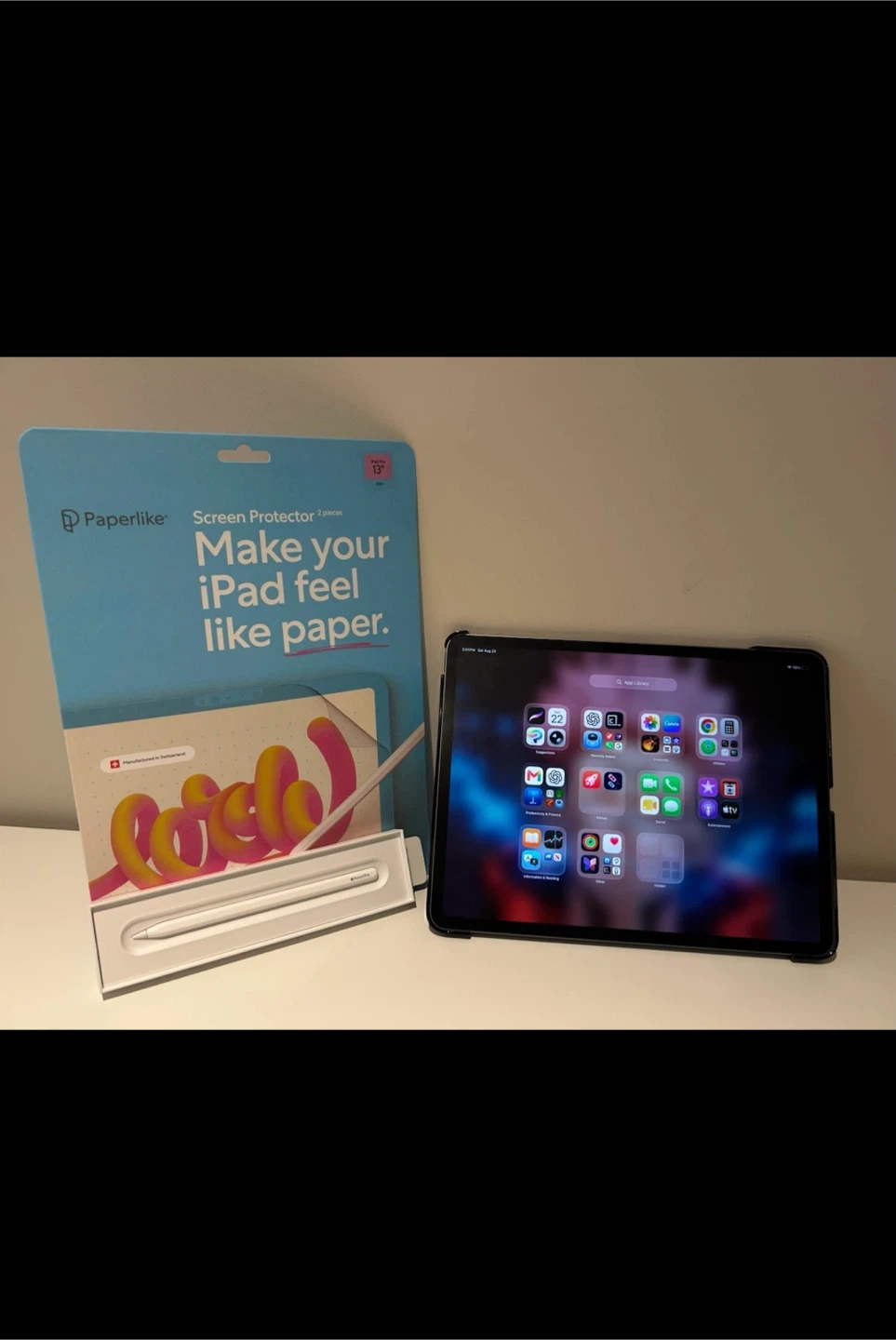 2025 Apple iPad Air 13-inch M3, + Apple Pencil Pro+ESR Keyboard