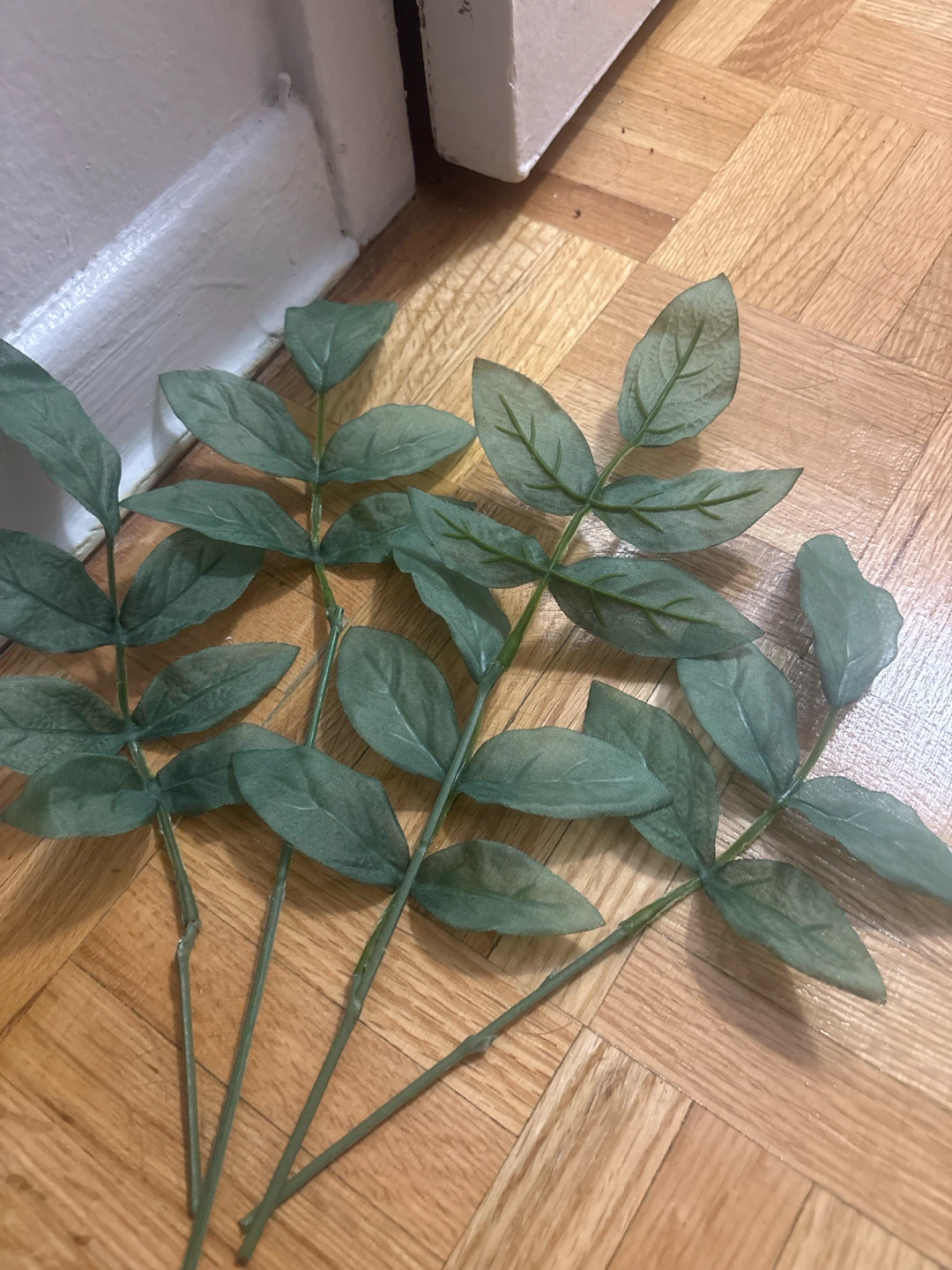 Artificial Green Leaf Stems - photo 2