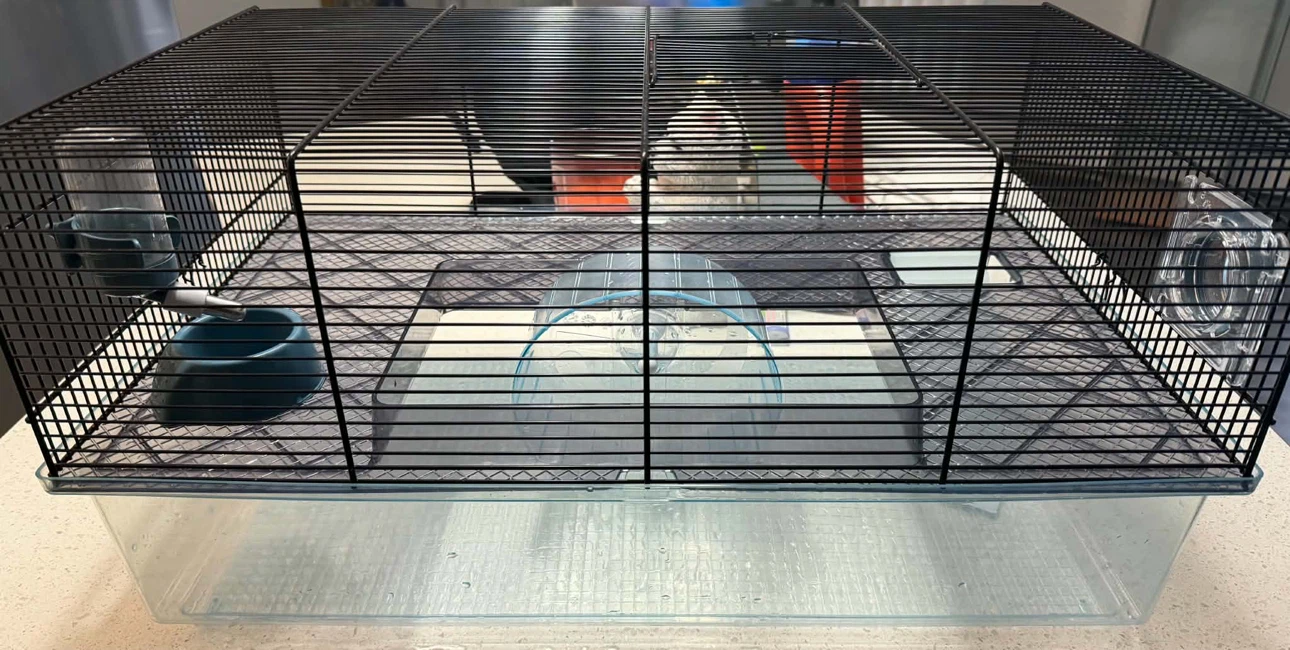 Small Pet Cage with Accessories