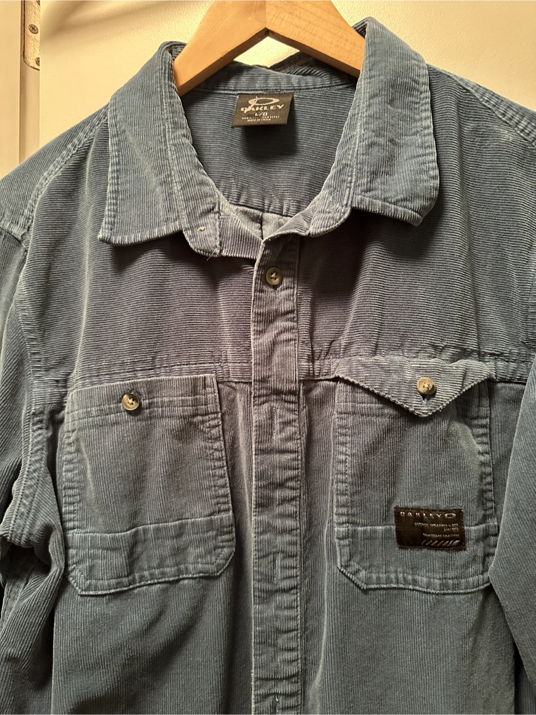 Oakley Blue Corduroy Shirt - photo 2