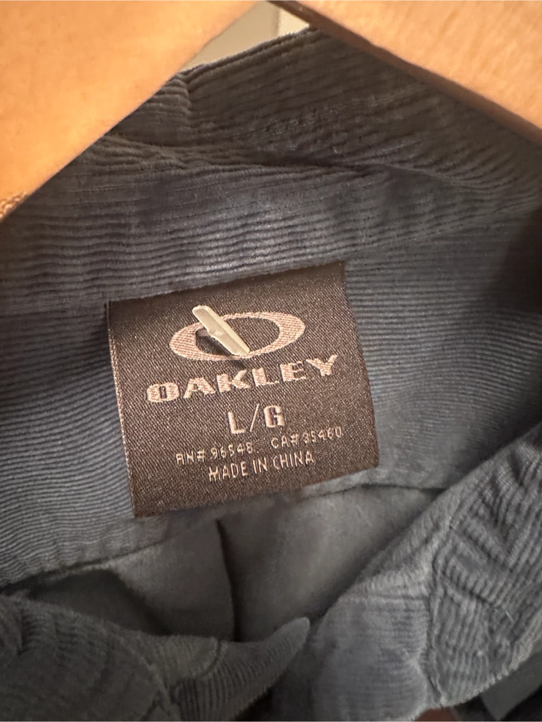 Oakley Blue Corduroy Shirt - photo 4
