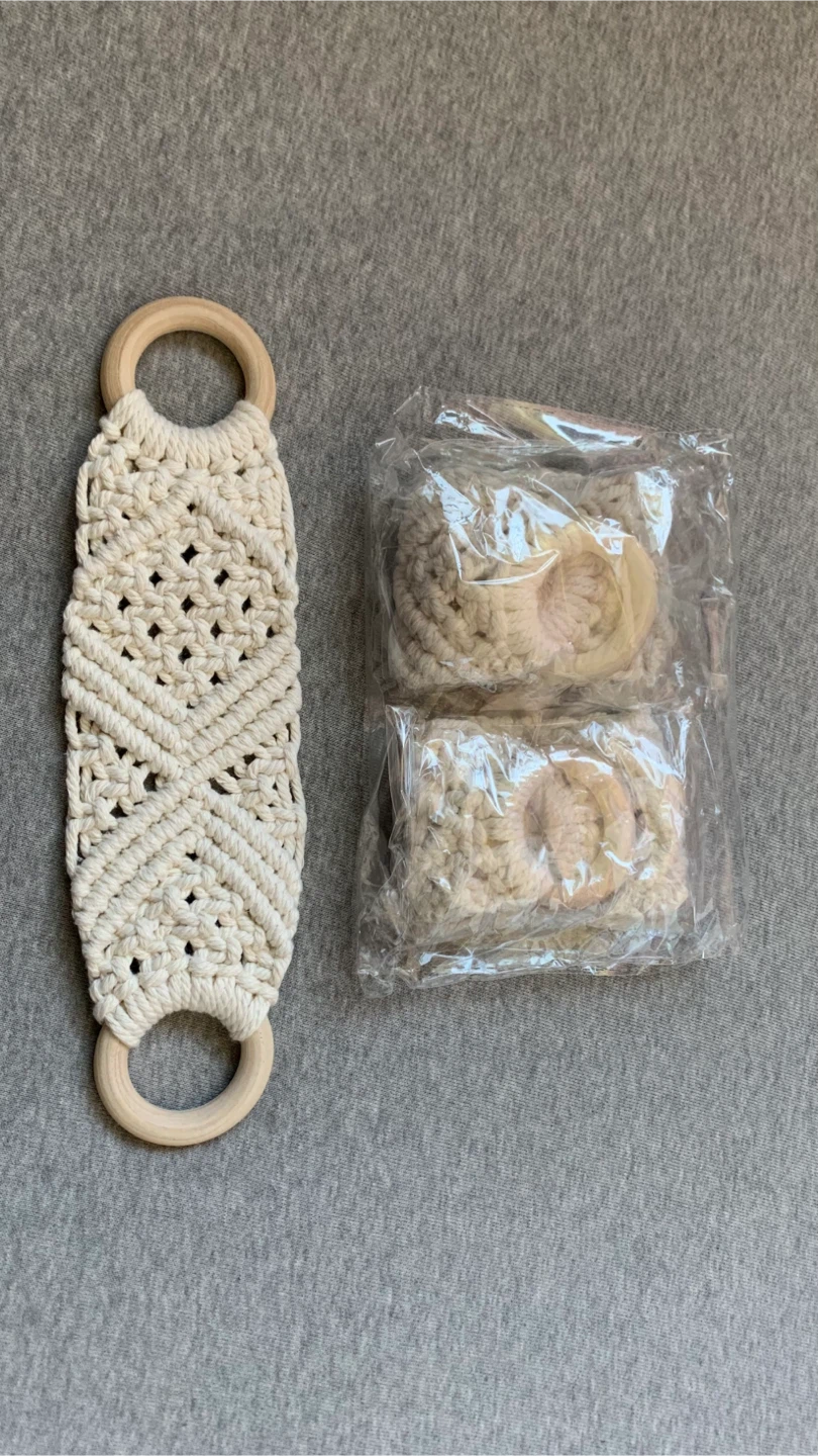 Macrame Towel Holders -$5 each (Three Available)