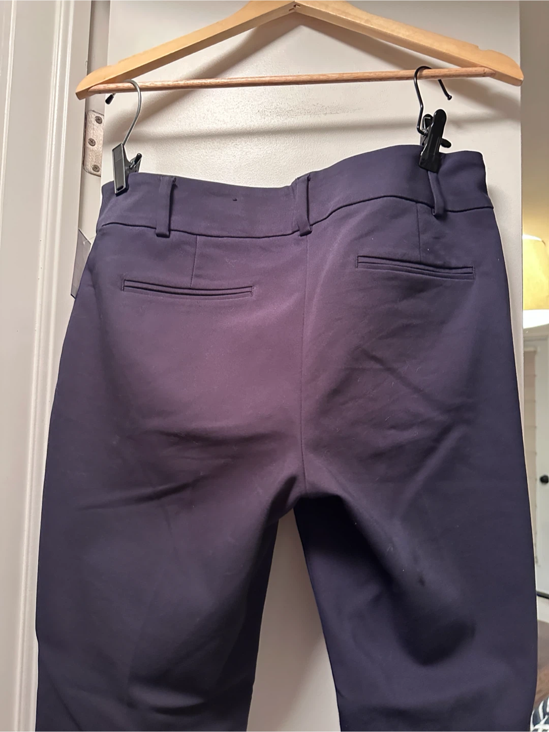 Blue Slim Leg Ankle Pants - photo 3