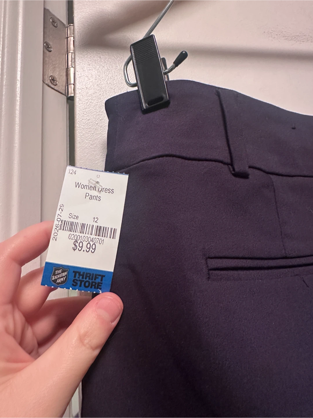 Blue Slim Leg Ankle Pants - photo 4