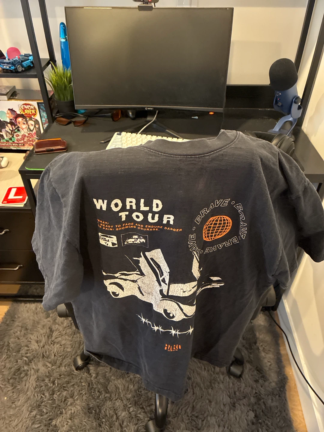Hard Recs Joyryde World Tour Graphic T-Shirt