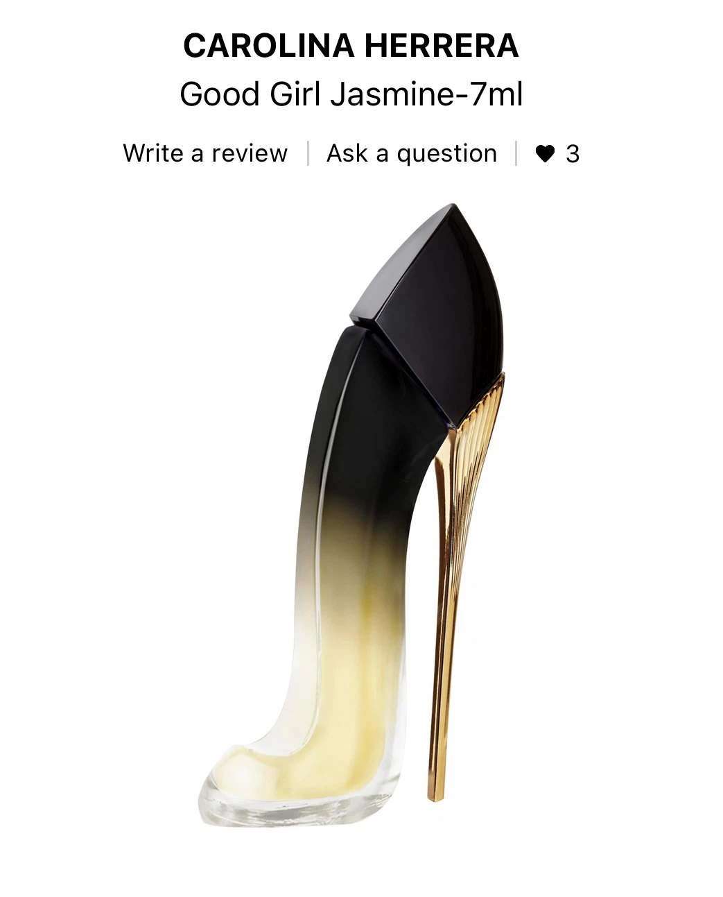 Carolina Herrera Good Girl Jasmine Absolute Miniature - photo 2