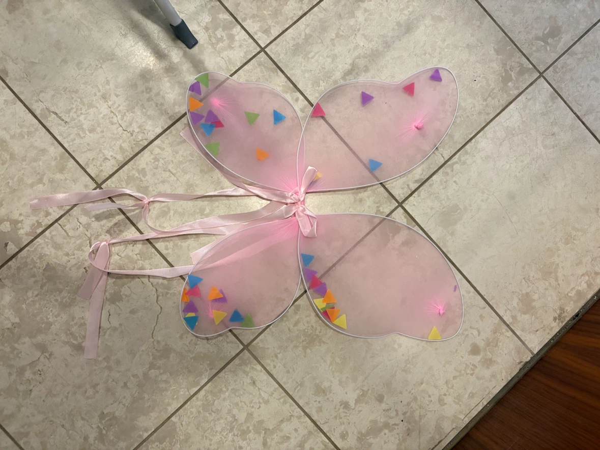 Pink Butterfly Fairy Wings Costume Accessory