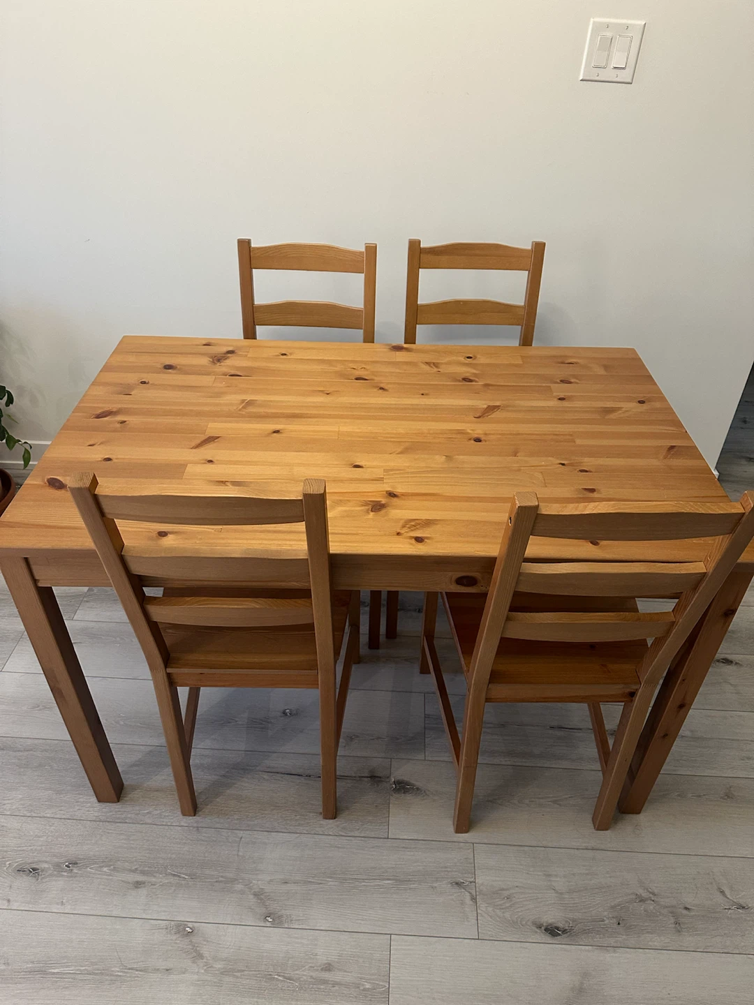 IKEA JOKKMOKK wooden table dining set