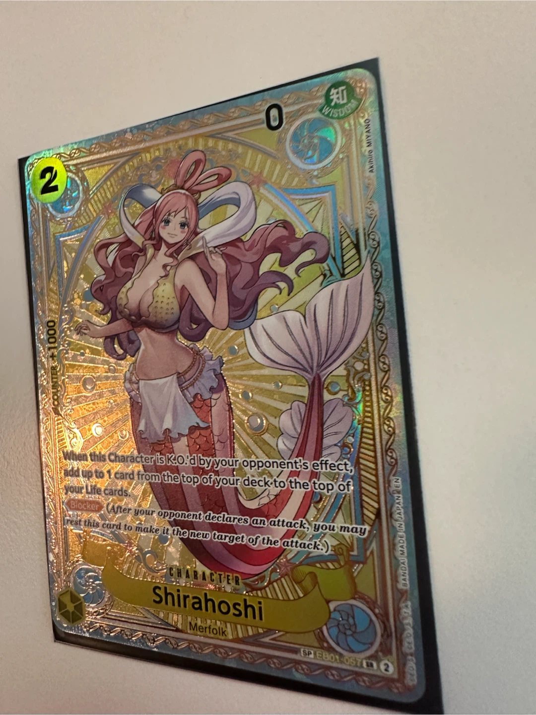 OP11 Shirahoshi SP One Piece TCG Card Game - photo 2