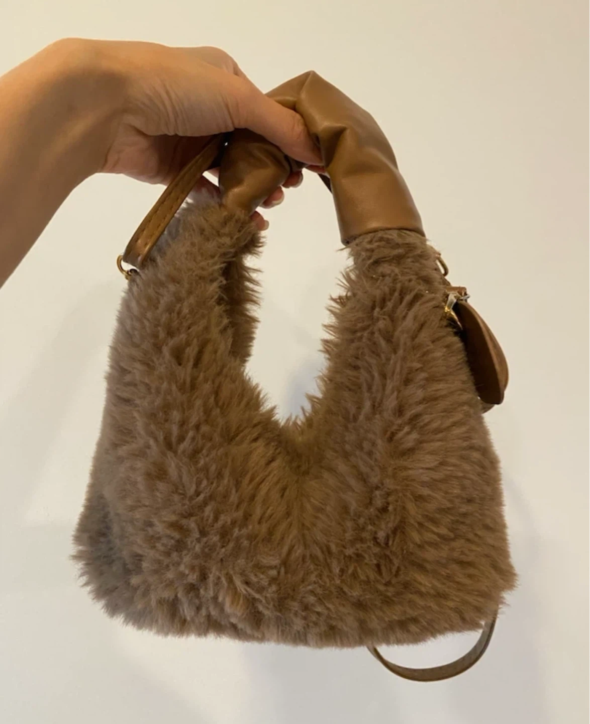 Brown shoulder bag crossbody cute