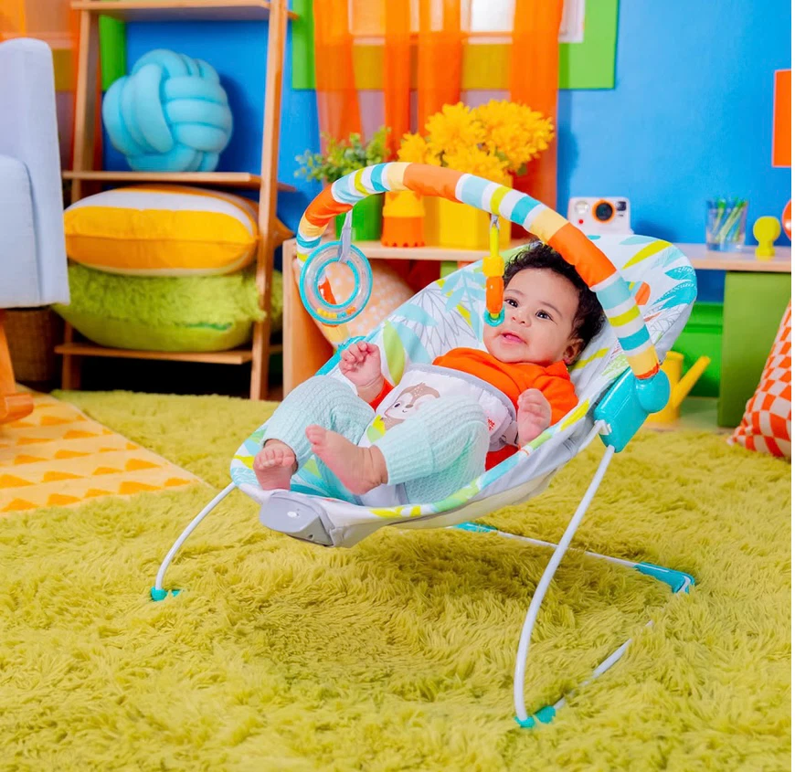 Bright Starts Rainforest Vibes Vibrating Bouncer - photo 4