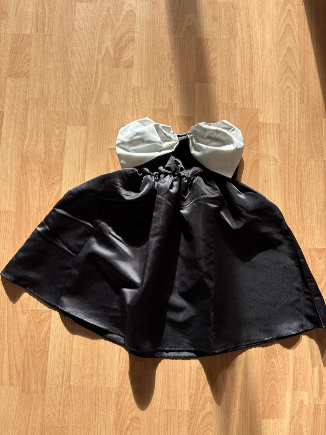 Black and White Bow Dress