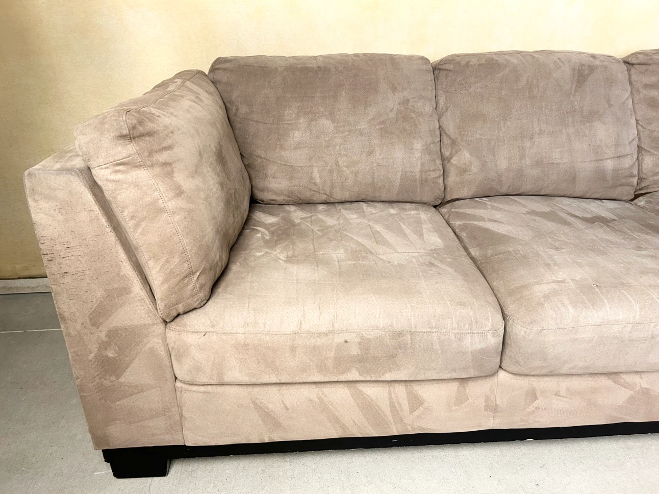 DELIVERY AVAILABLE! TAN MICROFIBER SECTIONAL FOR $400! - photo 3
