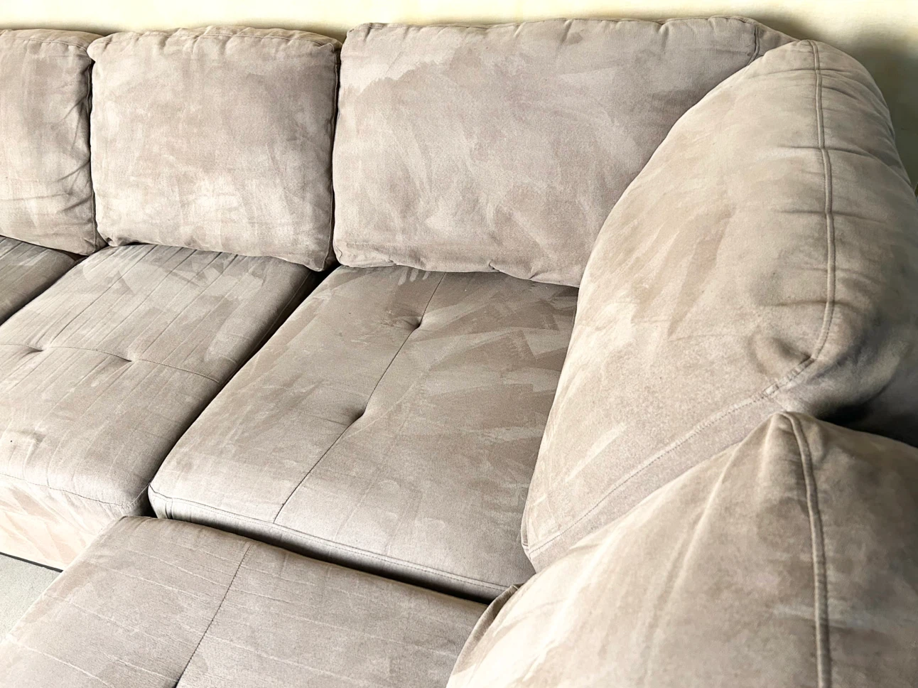 DELIVERY AVAILABLE! TAN MICROFIBER SECTIONAL FOR $400! - photo 5