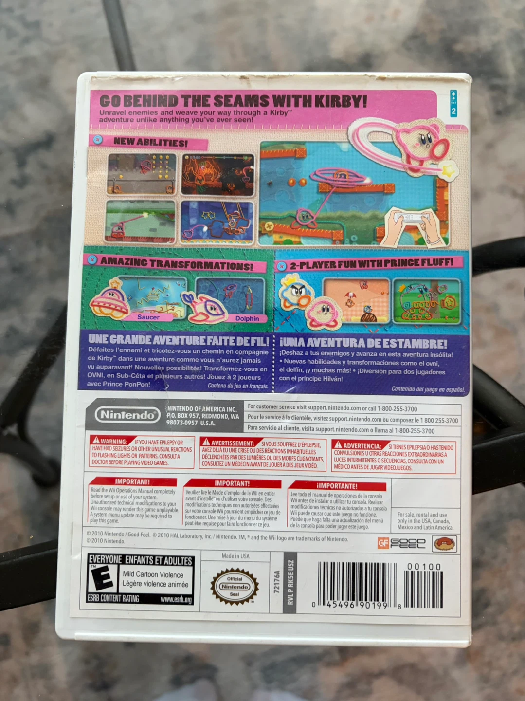 Kirby's Epic Yarn for Wii - photo 2
