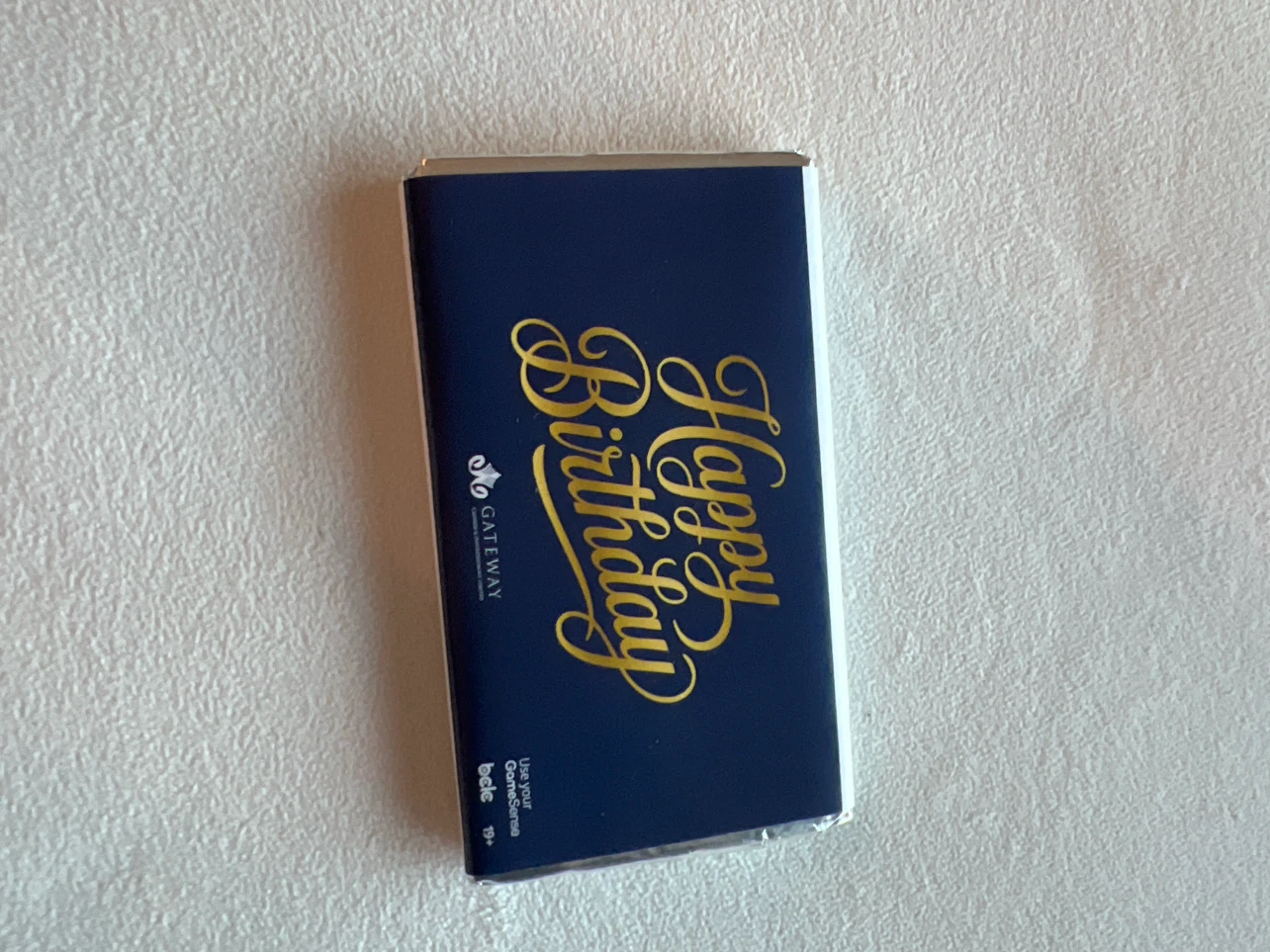 Milk chocolate bar small size rectangular